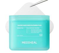 MEDIHEAL Madecassoside - Almohadillas de tóner con centella asiática para tratar imperfecciones y mejorar el tono desigual de la piel, tela de gasa vegana, 100 almohadillas