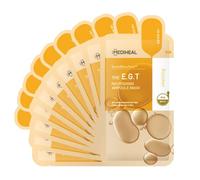 Mediheal Official Best Korean Sheet Mask - EGT Ampoule Face Mask 10 Sheets For Nourishing Firming Glowing Skin For All Skin Types