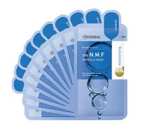 MEDIHEAL Official Best No.1 Korean Sheet Mask - NMF Ampoule Face Mask 10 Sheets Jumbo For Intensely Hydrating Moisturizing with NMF For All Skin Types Value Sets