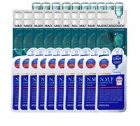 Mediheal - The N.M.F Ampoule Mask (10pcs) x Madecassoside Essential Mask (10pcs) Set