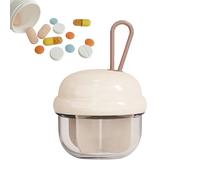 Medikamentenbox Für Reisen Und Unterwegs - 4 Fächer KFür Reisen Und Unterwegs,4 Fächer Kleine Tabletten Box - Tragbare Medikamentenbox | Für Arbeitsplatz Pendeln Wandern Handtasche Hosentasche Outdoor