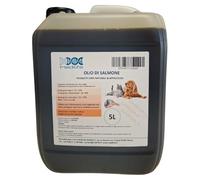 Medilife Aceite de salmón Premium 5L - Suplemento natural para perros, gatos y caballos con Omega 3, 6, 9 - Apoyo a la piel, el pelo y el bienestar general
