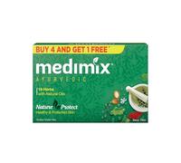 Medimix Ayurvedic Classic 18 Herbs Soap, 125 g (4 + 1 Offer Pack)