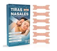 MEDINEX | 150 Tiras Nasales Antironquidos para Dormir y Respirar Mejor por la Nariz - Tamaño Estandar - Tiras Nasales Deportivas - Nasal Strips - Tiritas Nariz Respirar