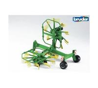 Medio Agrícola Bruder KRONE Revoltador De Heno Doble, Modelo 02216, Para Jugar