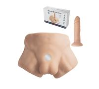 Medio busto con consolador desmontable ultrarealista estimulador anal...