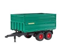 Medio Canteiro Bruder 2010 Remolque Con Volquete, Color Verde, Juego Para