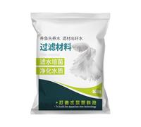 Medio Filtrante de Acuario | 500 G Con De Malla Y Anillos De Recambio,Medios filtrantes para peces en anillos biológicos - Apto para Estanque Doméstico Agua Salada Exterior Coral Betta Tortuga Camaron