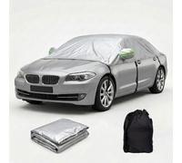Medio Funda Coche Exterior para Lada Samara CabrioletTela Oxford, A Prueba de Polvo Lluvia Nieve Sol Protección UV Protege Coche Grarage(Plata)