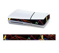 Medio lado pegatina protectora de la piel cubierta de película para Sony PS5 Slim consola, Host Centro de calcomanías de la piel cubierta de la consola de juegos Accesorios (3#)