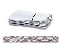 Medio lado pegatina protectora de la piel cubierta de película para Sony PS5 Slim consola, Host Centro de calcomanías de la piel cubierta de la consola de juegos Accesorios (2#)