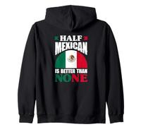Medio Mexicano es Mejor Que Ninguno México Roots Heritage Sudadera con Capucha