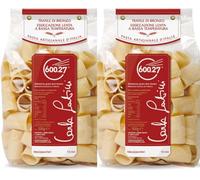 Medio Paccheri Troqueles de bronce - 2 paquetes de 500gr - tot. 1KG Carla Latini