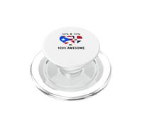 Medio Puerto Rico Medio Dominicano Bandera Boricua Domis PR RD PopSockets PopGrip para MagSafe