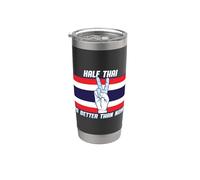 Medio tailandés es mejor que nada Tailandia Vaso térmico de acero inoxidable de doble pared
