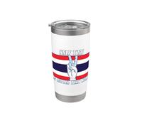 Medio tailandés es mejor que nada Tailandia Vaso térmico de acero inoxidable de doble pared