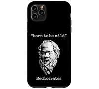 Mediocrates: Born to be Mild: Lazy Logic Sloth Wisdom Cita Carcasa para iPhone 11 Pro MAX