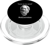 Mediocrates: Born to be Mild: Lazy Logic Sloth Wisdom Cita PopSockets PopGrip para MagSafe