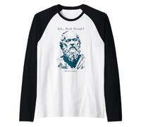 Mediocrates Eeh Filosofía Bastante Buena y Divertida Camiseta Manga Raglan