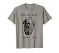 Mediócrates: Meh, eso hará - Lazy Greek Logic Sloth Wisdom Camiseta