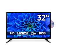 MEDION 80 cm (32 Pulgadas) TV HD (Reproductor DVD Integrado, sintonizador Triple DVB-T2 DVB-C DVB-S2, 2 x HDMI, USB, Auriculares, AV in, Mediaplayer, Ci+), MD 832001