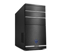 MEDION AKOYA P62006 - Ordenador de sobremesa (Intel Core i7-8700, RAM de 8GB, HDD de 1TB y SSD de 128GB, Intel UHD Graphics 630, Sin sistema operativo), Negro