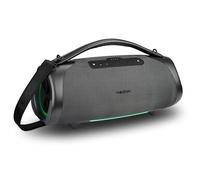 MEDION Altavoz portátil Bluetooth P61768 (batería Recargable, Refuerzo de Graves, Efectos de luz RGB, protección contra el Agua IPX7 y Robusto, Banco de alimentación Integrado, 100 W (RMS) en Total