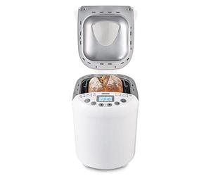 MEDION Amasadora de pan (MD11011) 550W, robot de cocina para preparar pan con capacidad para 1 kg, robot con 19 programas, 3 niveles de tostado y conservación del calor