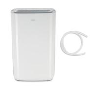 MEDION Deshumidificador DH20 (eléctrico, 20 litros/24h, hasta 20m², 43db silencioso, baño, dormitorio, depósito de agua de 5,4 litros, modo lavandería, temporizador, rodillos para el suelo, MD12048)