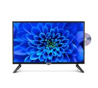 MEDION E12422 (MD 20114) Televisión Full HD de 59,9 cm (24 Pulgadas) con Reproductor de DVD Camping, Autocaravana, Camión, Jardín, Adaptador de 12V para Coche, Triple Tuner Receiver