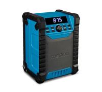MEDION E65895 Radio de Obra con batería Recargable (Carcasa Robusta, asa de Transporte, Bluetooth, Resistente a Salpicaduras (IP54), Radio FM, AUX) Verde