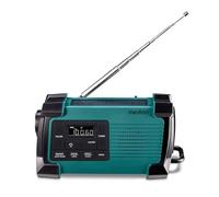 MEDION E66805 Radio con manivela (Solar, manivela de Dinamo, Radio PLL FM, Linterna con protección IPX4 contra Salpicaduras de Agua, función de Emergencia SOS)