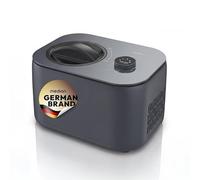 MEDION Heladera, Capacidad para 1 L de helado, Sin preenfriamiento, Pantalla LED con control táctil, Recipiente de aluminio extraíble, Adecuada para helado, yogur y slush