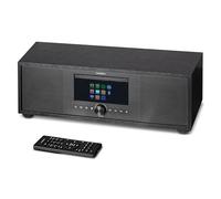 MEDION P66400 Sistema de Audio 2.1 All in One con Subwoofer (Radio por Internet, Dab+, CD, MP3, Spotify Connect, Amazon Music, Radio FM PLL, USB, AUX, función de Alarma