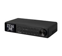MEDION P66750 Radio de Cocina (Radio de Cocina Dab+, Radio FM con PLL, Pantalla a Color TFT atenuable, Temporizador de cocción, Bluetooth, Tira led, Incl. Material de Montaje) Negra