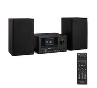 MEDION P85003 Micro Audio System Compacto (Microcadena, Radio por Internet, Dab+, Radio FM con PLL, Bluetooth, conexión USB, AUX, 2x150 W)