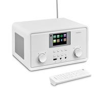 MEDION P85027 Radio por Internet (Dab Plus, Radio FM, Spotify Connect, WLAN, Bluetooth, Streaming, Ecualizador, Pantalla en Color, USB, AUX, Despertador, Función de repetición