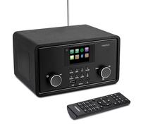 MEDION P85027 Radio por Internet (Dab Plus, Radio FM, Spotify Connect, WLAN, Bluetooth, transmisión, Ecualizador, Pantalla a Color, USB, AUX, Despertador, función de repetición