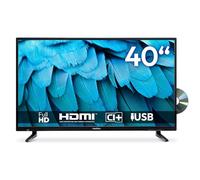 MEDION Televisor Full HD 100,3 cm (40 Pulgadas) (Reproductor DVD Integrado, Triple sintonizador DVB-T2 DVB-C DVB-S2, 2 x HDMI, USB, Temporizador de Apagado, Reproductor Multimedia, VESA, Ci+)