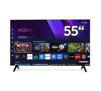 MEDION Televisor Ultra HD de 138,8 cm (55 Pulgadas) (Smart TV, 4K, HDR10, VIDAA Store, Prime Video, Disney+, DAZN, Paramount+, HbbTV, PVR, Bluetooth, MD 855301)