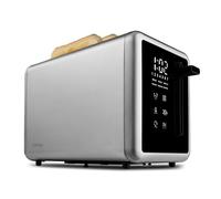 MEDION Tostadora MD12102 (2 ranuras, pantalla táctil LED, 7 niveles de tostado, 5 programas automáticos) plateado