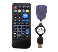 Medios Control Remoto Teclado Centro Controlador USB Receptor para Ordenador Portátil PC Sistemas PC Portátil Control Remoto Ligero