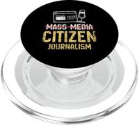 Medios De Comunicación Periodismo Ciudadano Reportero Pulse PopSockets PopGrip para MagSafe