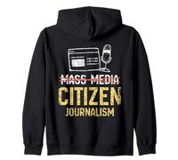 Medios De Comunicación Periodismo Ciudadano Reportero Pulse Sudadera con Capucha
