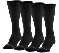 MediPeds peds Mujer para diabéticos calcetines con suela non-binding parte superior y cojín 4 pares