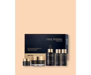 Medipeel Set rejuvenecedor para el cuidado facial Cell Toxing Dermajours Essencial Set - 100 ml, 50 g, 10 g, 30 ml, 30 ml