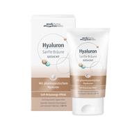 HYALURON bronceador suave para el cuidado facial, 50 ml, bronceado de verano suave y de aspecto natural, hidrata intensamente y reduce las arrugas, bronceado de aspecto natural sin manchas ni rayas