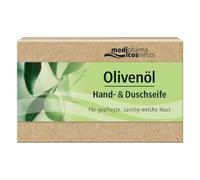 Medipharma Cosmetics Olivenöl Hand- & Duschseife, 100 g Jabón