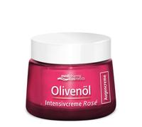 Medipharma Cosmetics Olivenöl Intensivcreme Rose Augencreme strafft und mildert Falten, 15 ml Crema