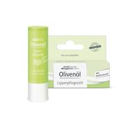 Medipharma Cosmetics Olivenöl Lippenpflegestift, 1 pzas Pluma | Cuida los labios secos y quebradizos, con aceite de menta y aceite de oliva prensado en frío